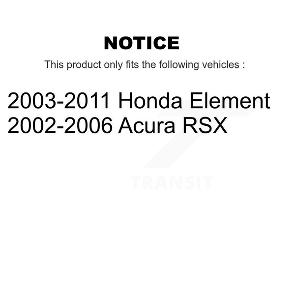 Front Outer Steering Tie Rod End Pair For Honda Element Acura RSX